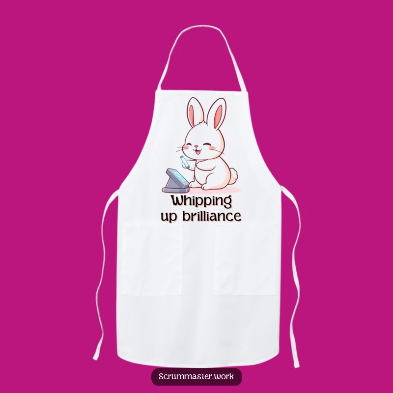 Funny Rabbit Virtual Board Apron - Techy Kitchen Humor